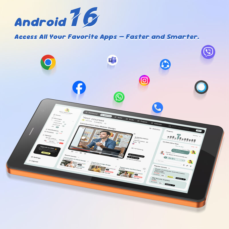แท็บเล็ต C idea ขนาด 7 นิ้ว รองรับ Wi-Fi พร้อมเคส ความจุ 8+256GB โปรเซสเซอร์ Quad Core หน้าจอสัมผัส IPS ความละเอียด 600x1024 CM517 air