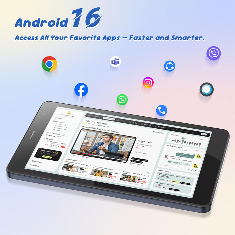 แท็บเล็ต C idea ขนาด 7 นิ้ว รองรับ Wi-Fi พร้อมเคส ความจุ 8+256GB โปรเซสเซอร์ Quad Core หน้าจอสัมผัส IPS ความละเอียด 600x1024 CM517 air