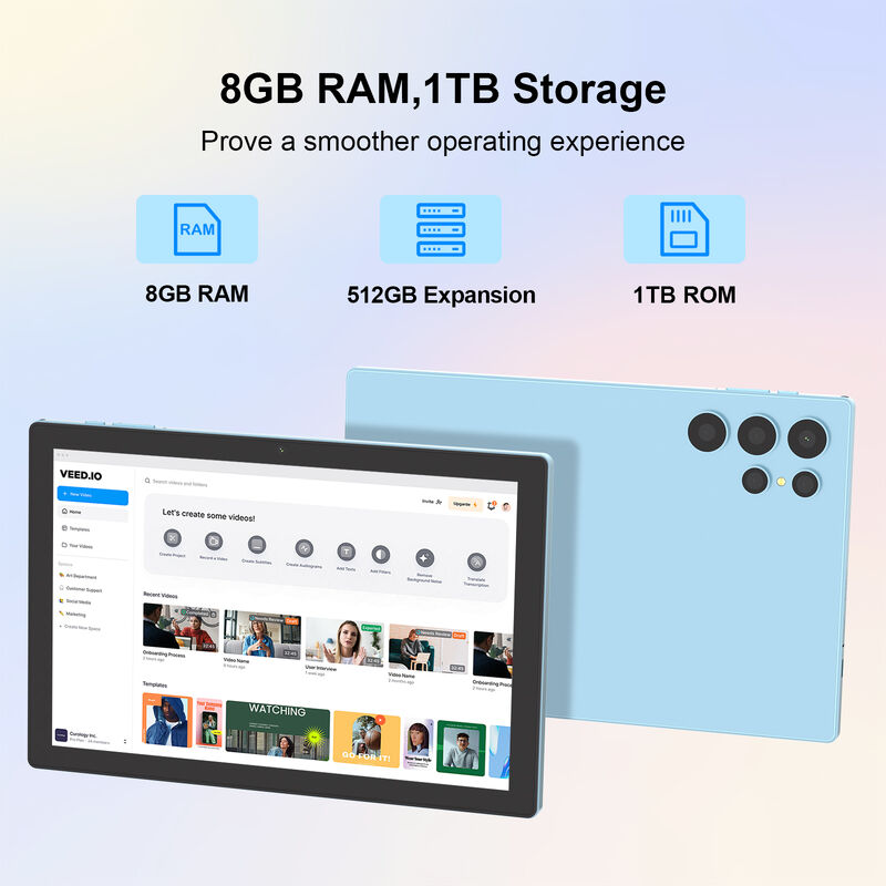 C Idea 10.1 นิ้ว แท็บเล็ต PC Qualcomm แอนดรอยด์ แท็บเล็ตเพื่อการศึกษา CM9000ultra Blue