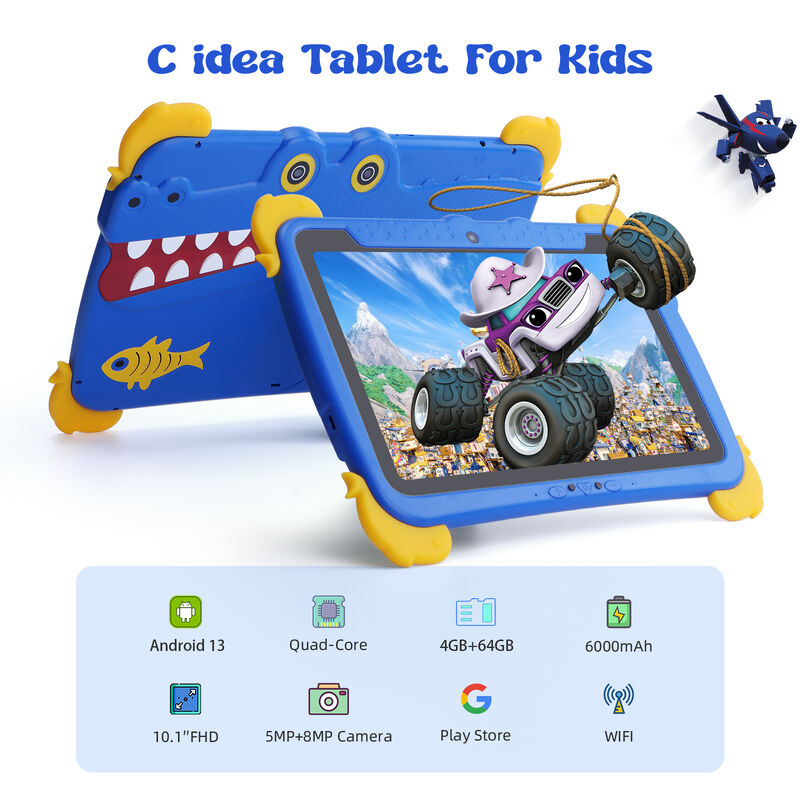 แท็บเล็ต Android ขนาด 10.1 นิ้ว C Idea 4GB RAM 64GB ROM Kidspad P1100