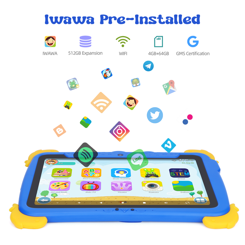 แท็บเล็ต Android ขนาด 10.1 นิ้ว C Idea 4GB RAM 64GB ROM Kidspad P1100