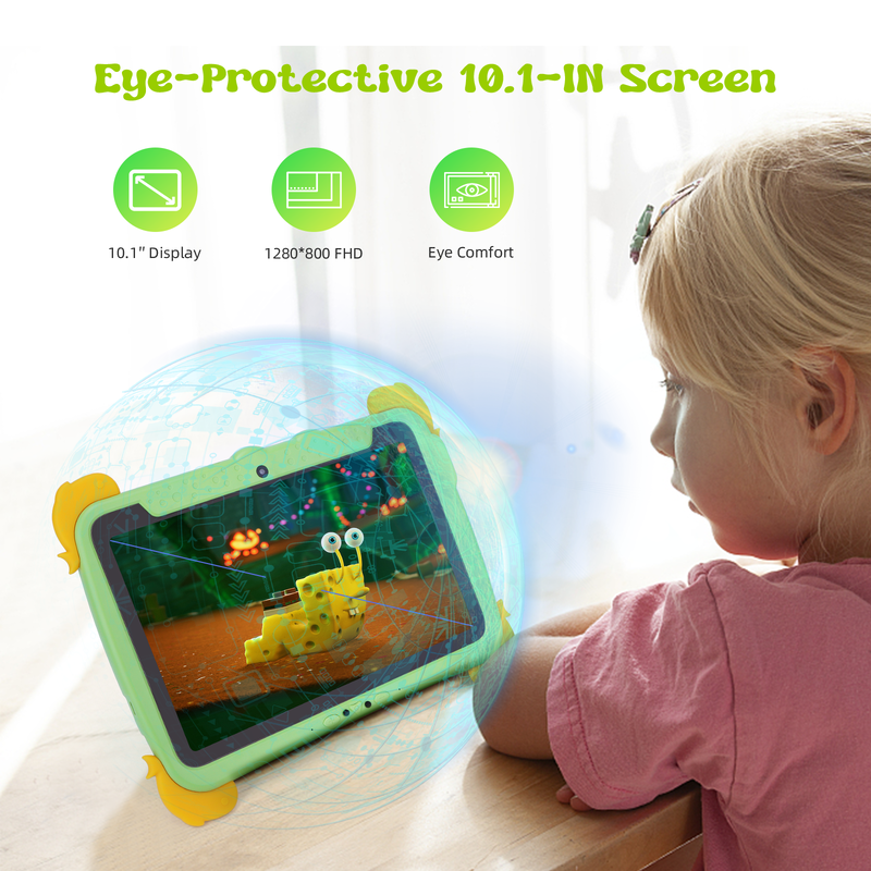แท็บเล็ต Android ขนาด 10.1 นิ้ว C Idea 4GB RAM 64GB ROM Kidspad P1100