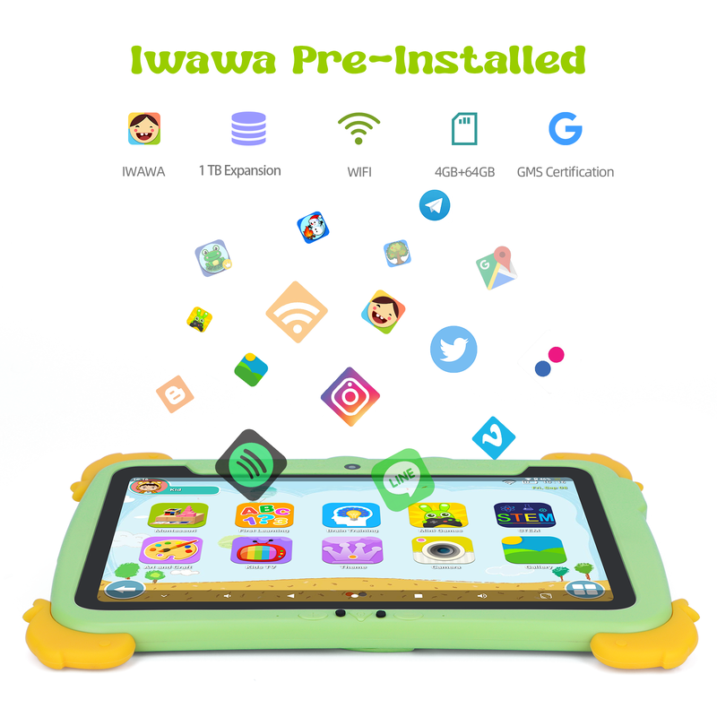 แท็บเล็ต Android ขนาด 10.1 นิ้ว C Idea 4GB RAM 64GB ROM Kidspad P1100