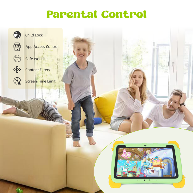 แท็บเล็ต Android ขนาด 10.1 นิ้ว C Idea 4GB RAM 64GB ROM Kidspad P1100