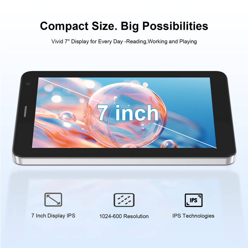 แท็บเล็ตอัจฉริยะ C idea ขนาด 7 นิ้ว ระบบ Android 8+256GB 8*CortexTm-A53 WiFi Tablet หน้าจอสัมผัส HD CM517 air