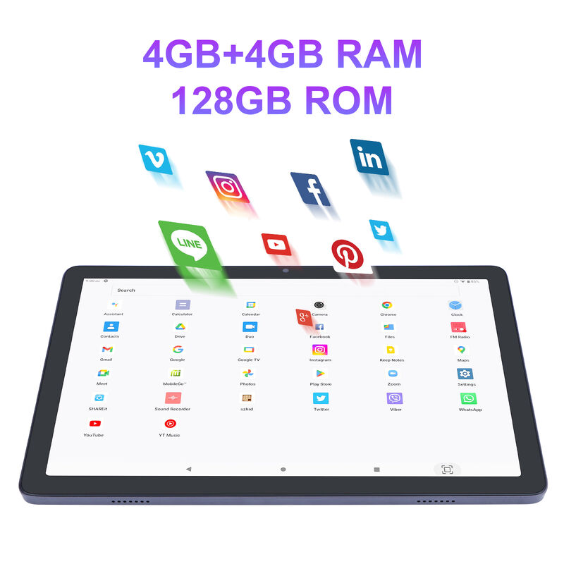C Idea แอนดรอยด์ แท็บเล็ต FHD 1200*1920 พร้อมแบตเตอรี่ 6000mAh 10.1 นิ้ว แท็บเล็ต PC P1250