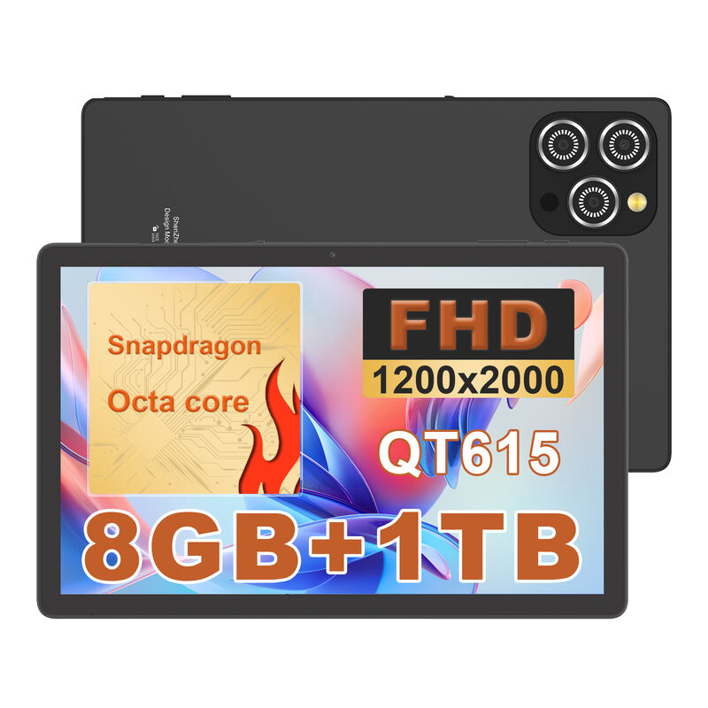 C Idea CM10016 Plus 10.36 นิ้ว แอนดรอยด์ 16 บิซเนส แท็บเล็ต 8-คอร์ 8GB 1TB Storage FHD Touch Screen คอมพิวเตอร์ (สีดํา)