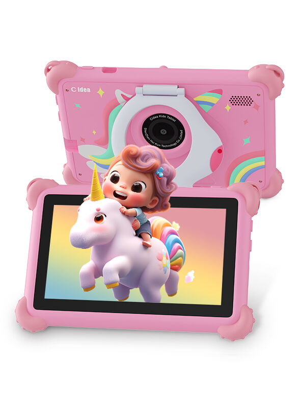 C Idea แท็บเล็ตเด็กขนาด 7 นิ้ว รูปทรงสวยงาม และมีกรอบป้องกันในตัว
