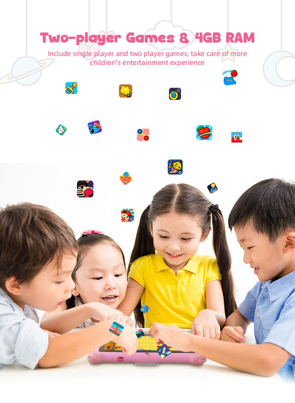 C Idea แท็บเล็ตเด็กขนาด 7 นิ้ว รูปทรงสวยงาม และมีกรอบป้องกันในตัว