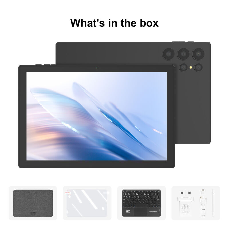 C Idea CM9000 Ultra 10.1 Inch Tablet PC แอนดรอยด์ 16 Octa Core โปรเซสเซอร์ Qualcomm จอจอด HD สําหรับการใช้งานมืออาชีพ พร้อมคีย์บอร์ด