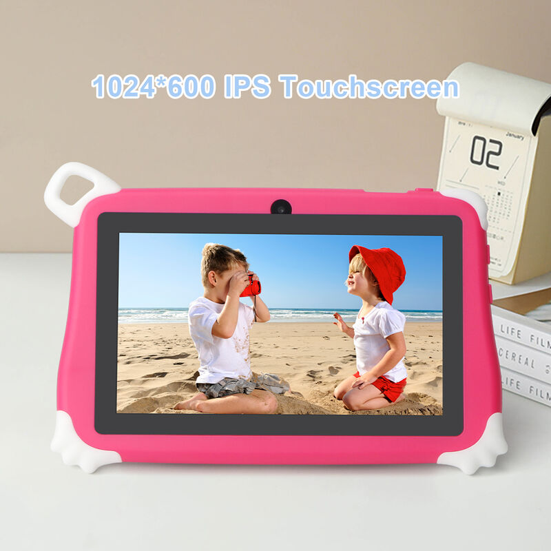 C Idea เด็กใหม่ แท็บเล็ต PC 7 นิ้ว แรม 8GB ROM 256GB แอนดรอยด์ 16 Wi-Fi Drop Resistant การใช้งานทางการศึกษา (CM86-Pink)